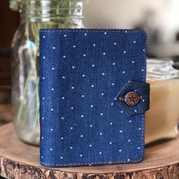 ****SOLD ON MERCARI**** Denim Filofax Pocket! - Picture 1 of 5
